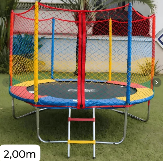 Cama elástica profissional para festas
